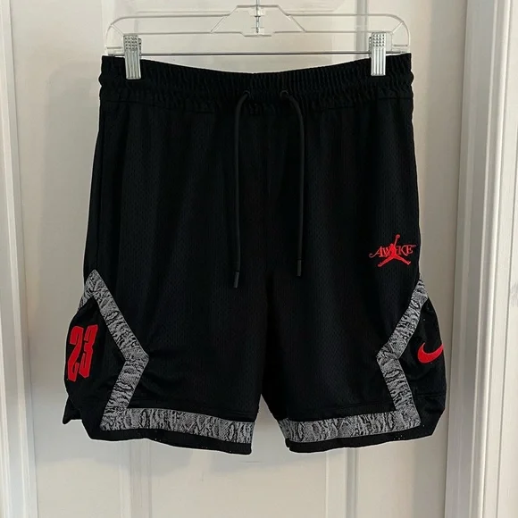 Nike JORDAN×AwakeNY Diamond Short\"Black” Jordan x Awake NY Diamond Short Black/University Red Men's
